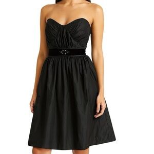 Max & Cleo Black Strapless Dress